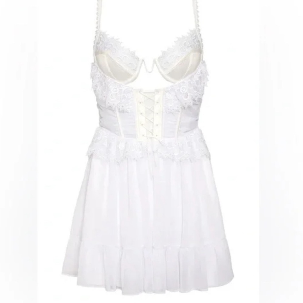 For Love & Lemons Underiwre Bridal Sexy Corset Party Fancy Prom Mini Dress NWT S